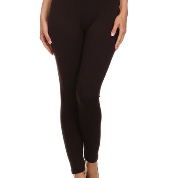 High Waisted Compression Leggings Tummy Control OS - Picture 5 of 8